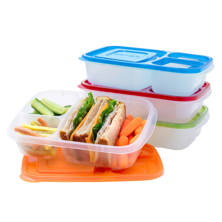 Bentgo Easyboxes 3-Compartment Food Containers 8-Piece Set R4