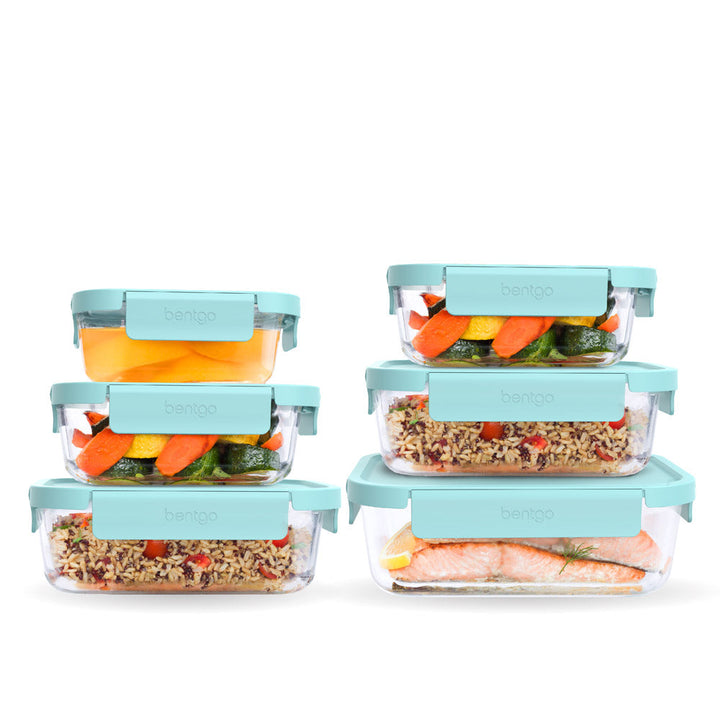 Bentgo Glass Leak-Proof Food Storage Set (12-Piece) F6
