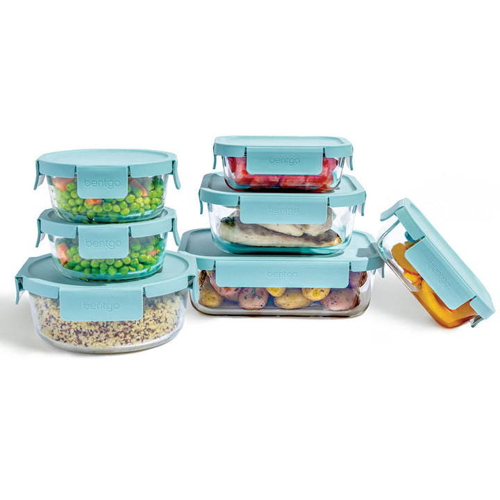 Bentgo Glass Leak-Proof Food Storage Set (14-Piece) U7